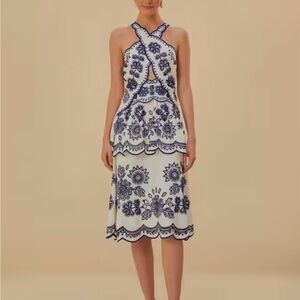 Farm Rio Santorini style dress